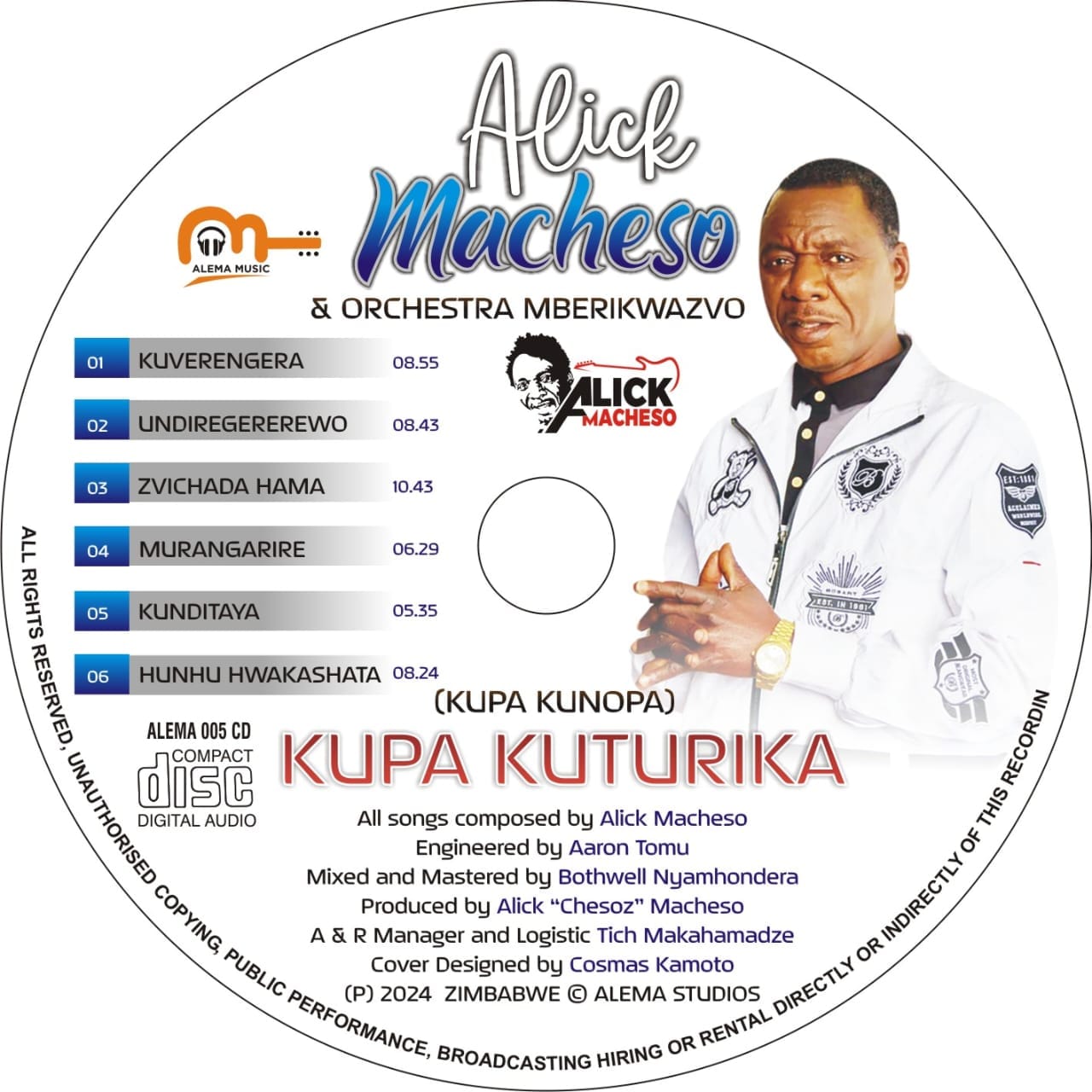 Alick Macheso - Murangarire Mp3 Download 